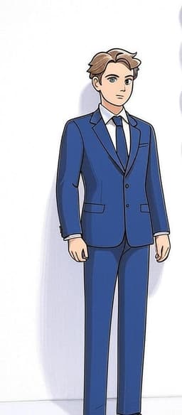 Male avatar for outfit selection